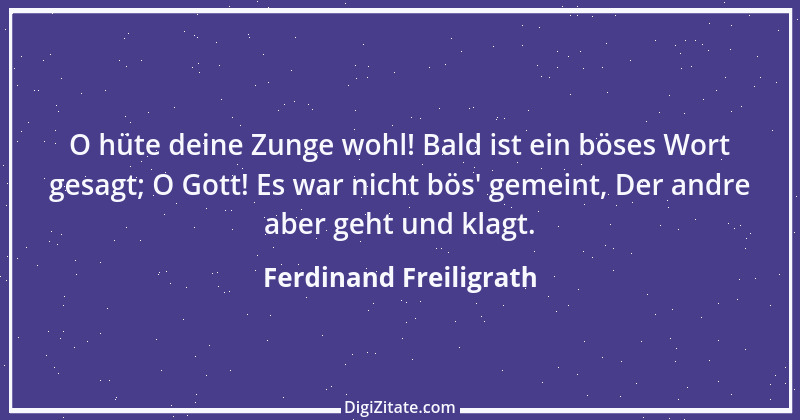 Zitat von Ferdinand Freiligrath 18