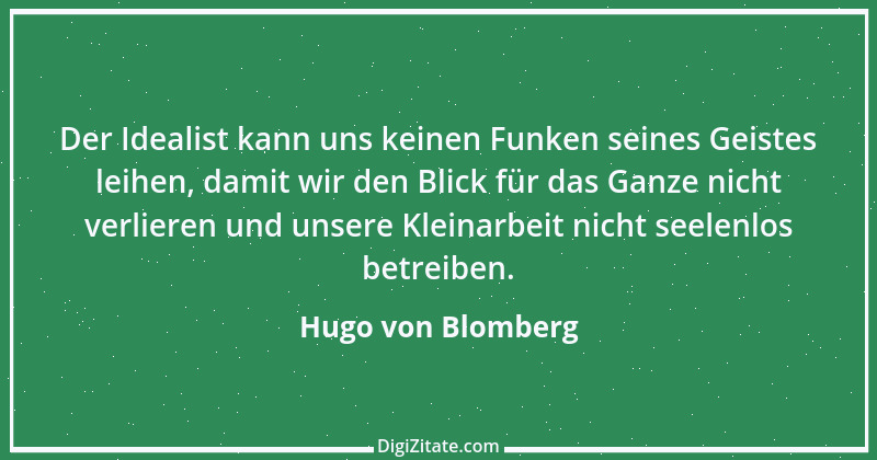 Zitat von Hugo von Blomberg 2