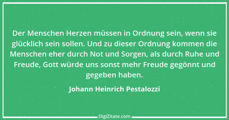 Zitat von Johann Heinrich Pestalozzi 331