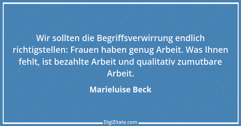 Zitat von Marieluise Beck 1