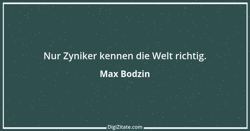 Zitat von Max Bodzin 6