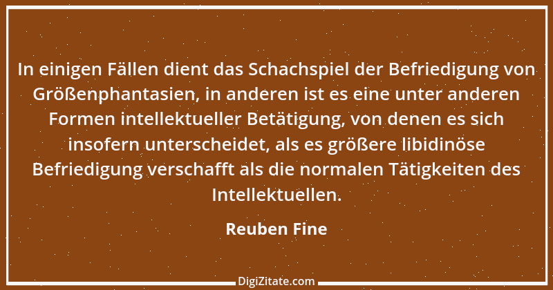 Zitat von Reuben Fine 2