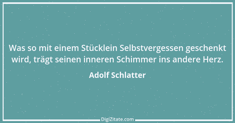 Zitat von Adolf Schlatter 5