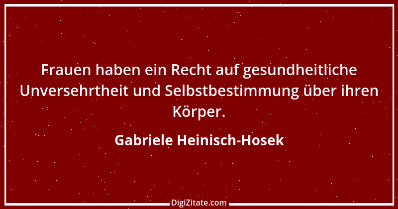 Zitat von Gabriele Heinisch-Hosek 2