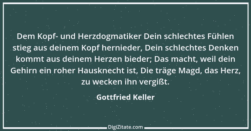 Zitat von Gottfried Keller 108