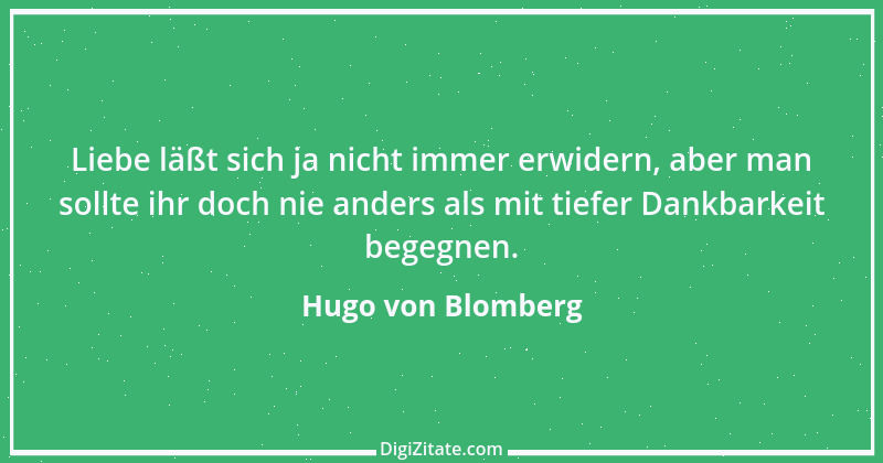 Zitat von Hugo von Blomberg 3