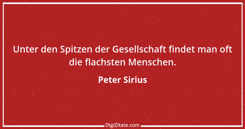 Zitat von Peter Sirius 261