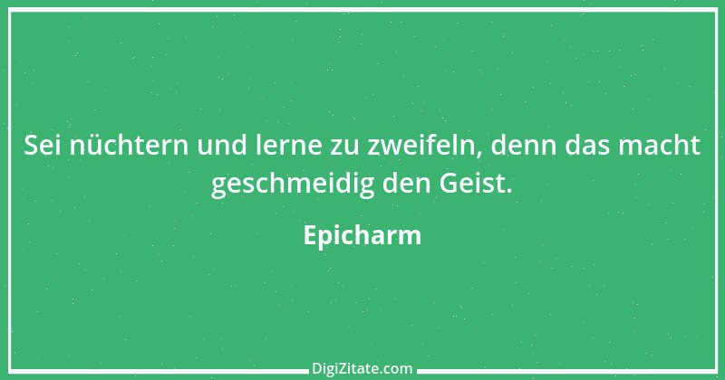 Zitat von Epicharm 11