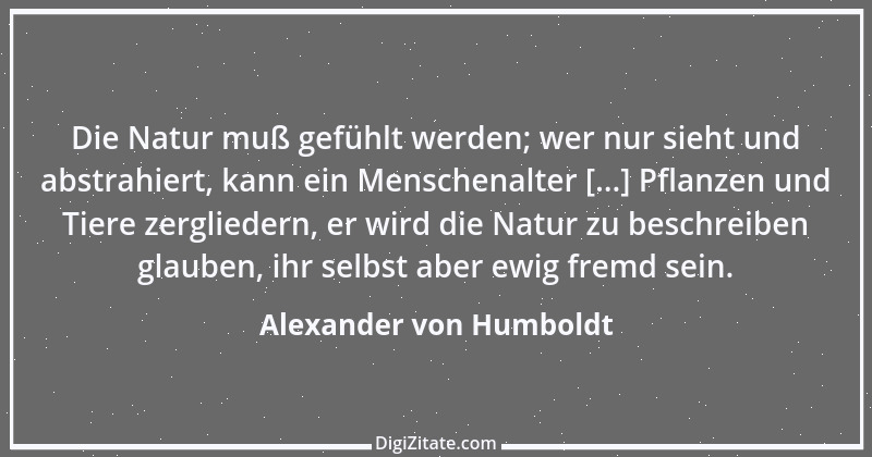 Zitat von Alexander von Humboldt 61