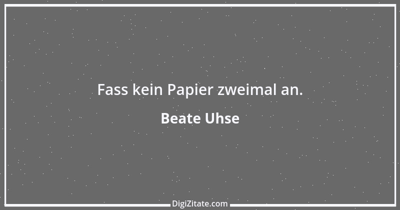 Zitat von Beate Uhse 12