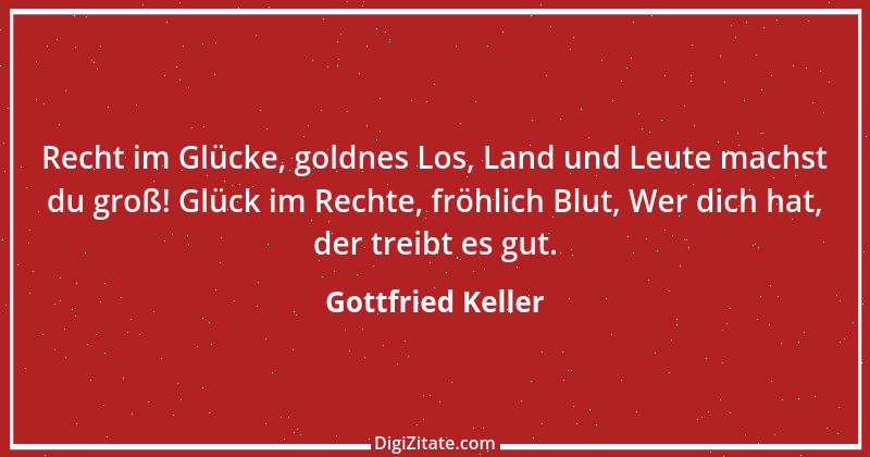 Zitat von Gottfried Keller 110