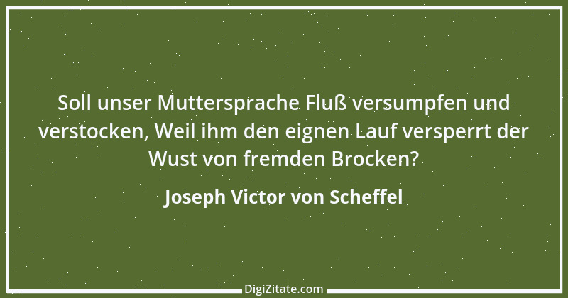 Zitat von Joseph Victor von Scheffel 57