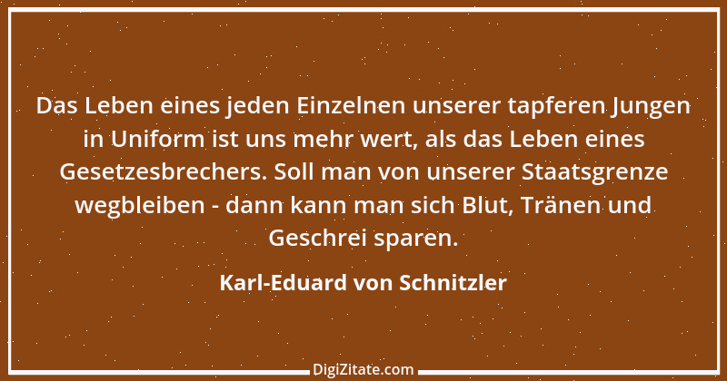 Zitat von Karl-Eduard von Schnitzler 1