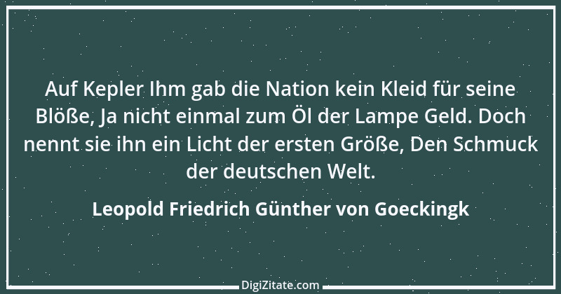 Zitat von Leopold Friedrich Günther von Goeckingk 2