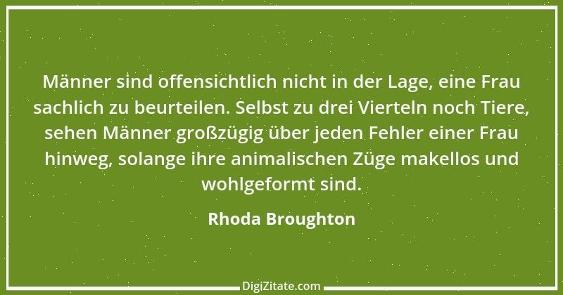 Zitat von Rhoda Broughton 1