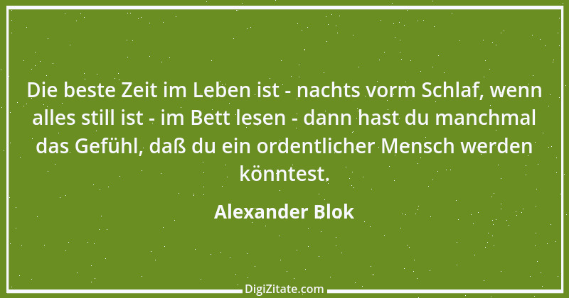 Zitat von Alexander Blok 1