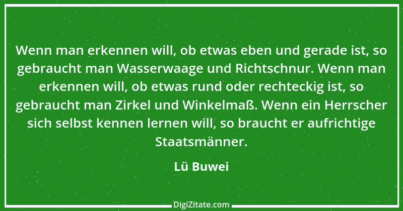 Zitat von Lü Buwei 190