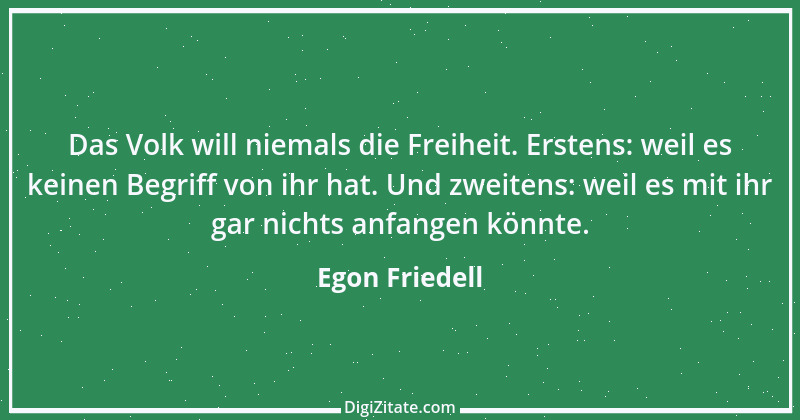 Zitat von Egon Friedell 14