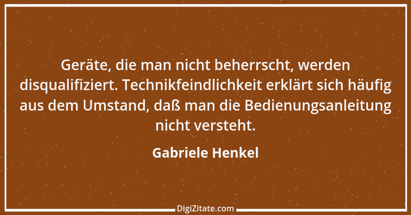 Zitat von Gabriele Henkel 3