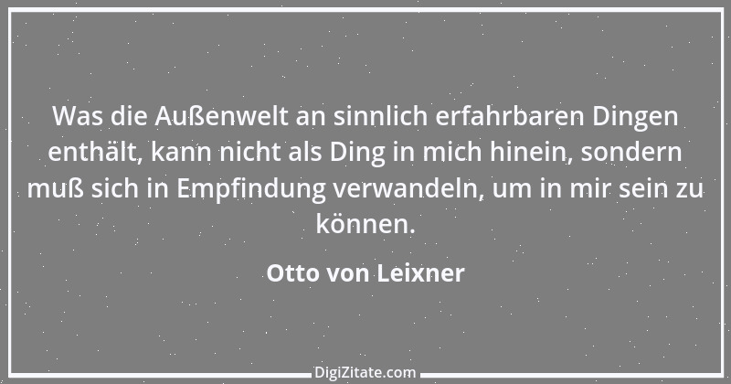 Zitat von Otto von Leixner 164