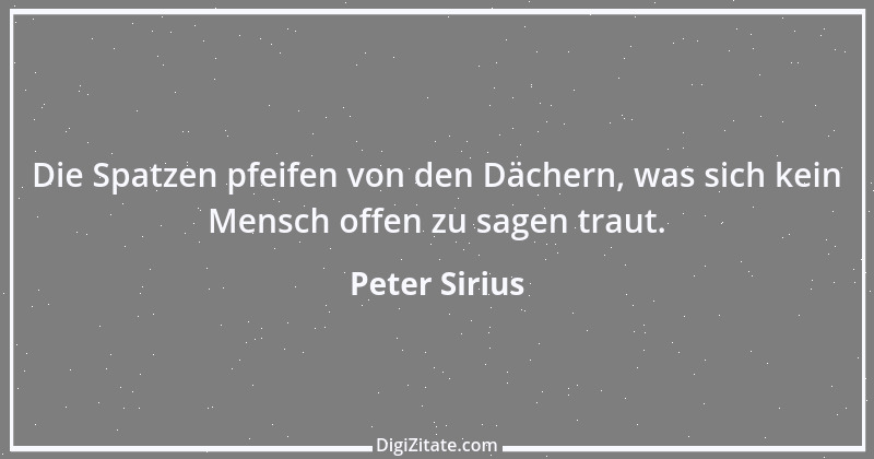 Zitat von Peter Sirius 265