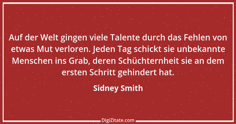 Zitat von Sidney Smith 10