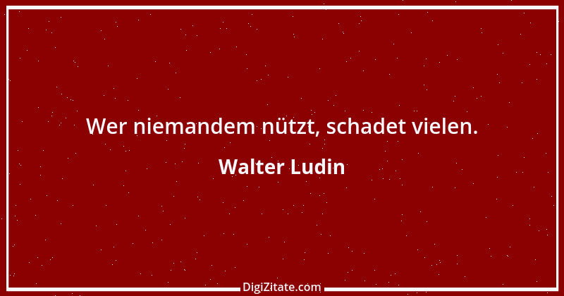 Zitat von Walter Ludin 367