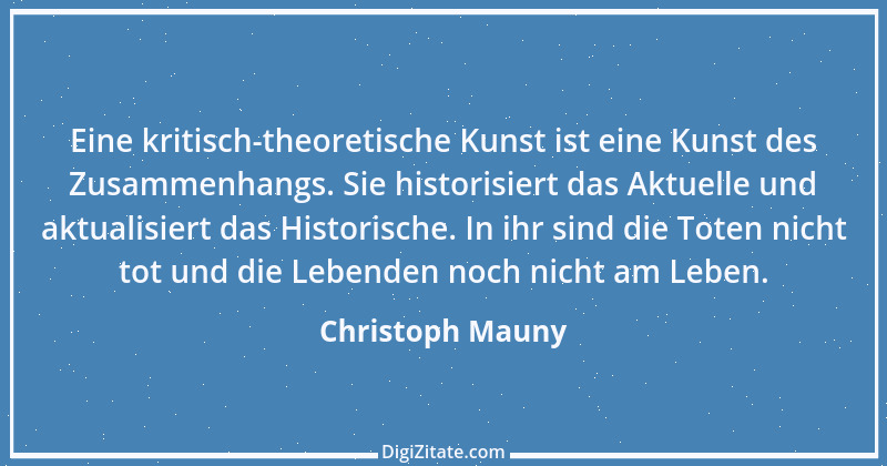 Zitat von Christoph Mauny 10