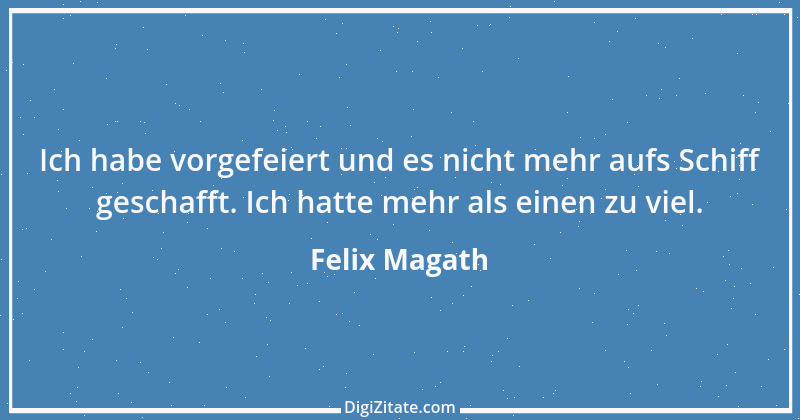 Zitat von Felix Magath 9