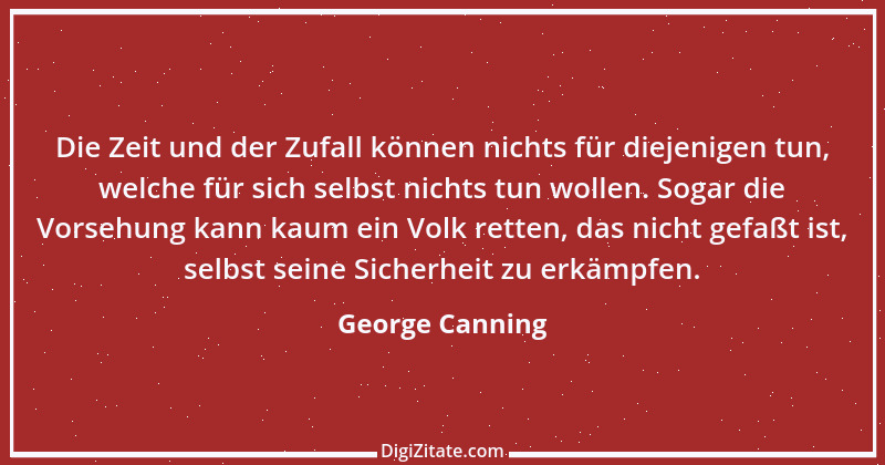 Zitat von George Canning 8