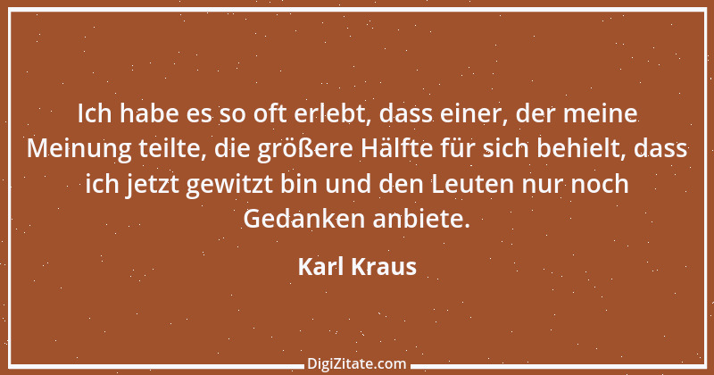 Zitat von Karl Kraus 499