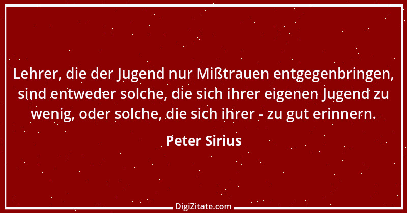 Zitat von Peter Sirius 140