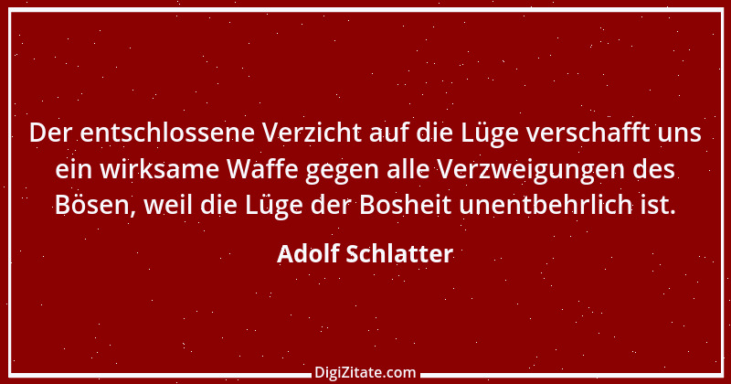 Zitat von Adolf Schlatter 10