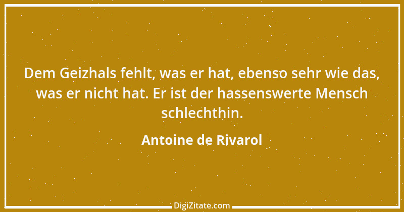 Zitat von Antoine de Rivarol 12