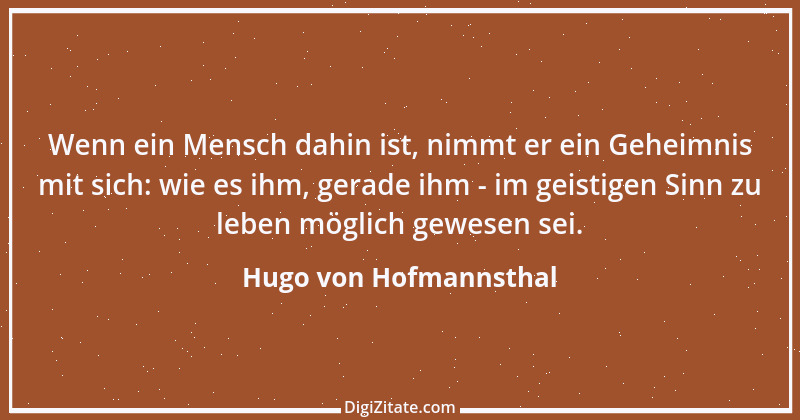 Zitat von Hugo von Hofmannsthal 5