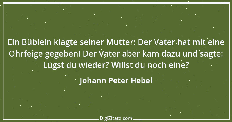 Zitat von Johann Peter Hebel 77