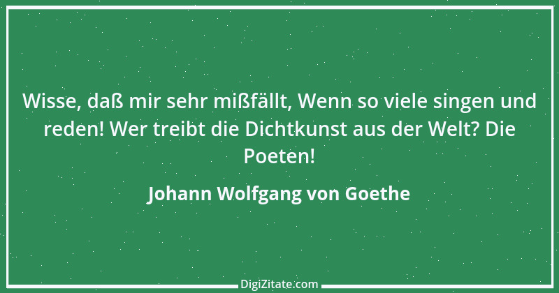 Zitat von Johann Wolfgang von Goethe 1866