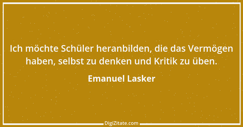 Zitat von Emanuel Lasker 4