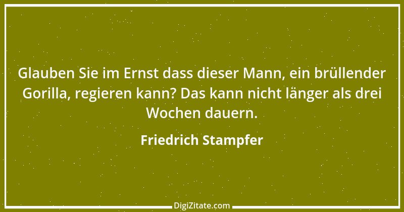 Zitat von Friedrich Stampfer 1