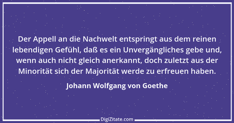 Zitat von Johann Wolfgang von Goethe 2868