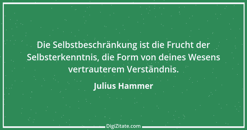 Zitat von Julius Hammer 15