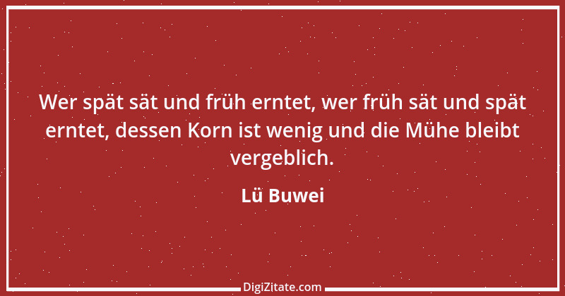 Zitat von Lü Buwei 194