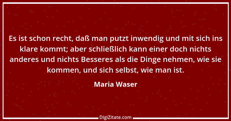 Zitat von Maria Waser 8