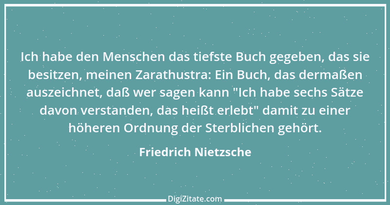 Zitat von Friedrich Nietzsche 806