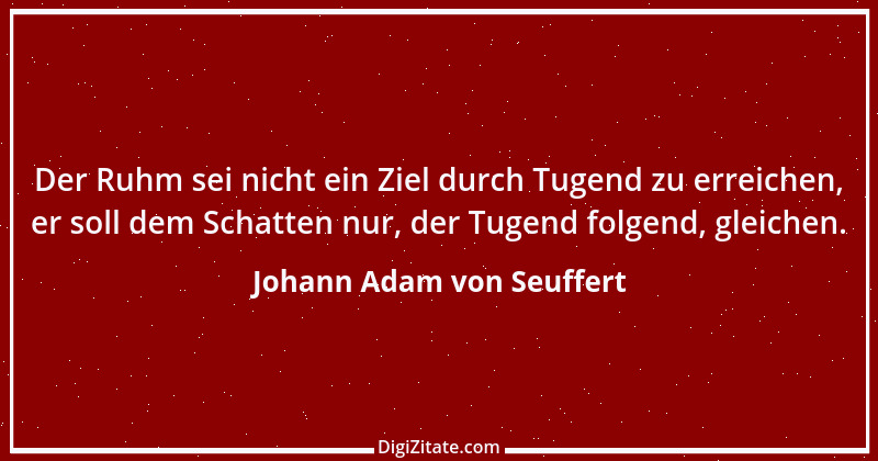 Zitat von Johann Adam von Seuffert 1