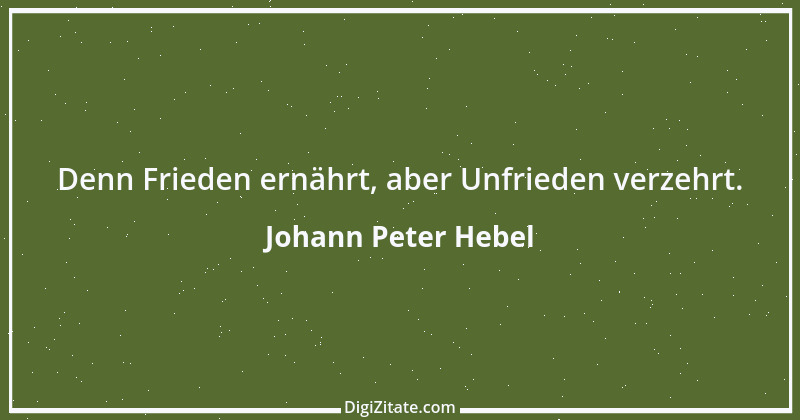 Zitat von Johann Peter Hebel 80