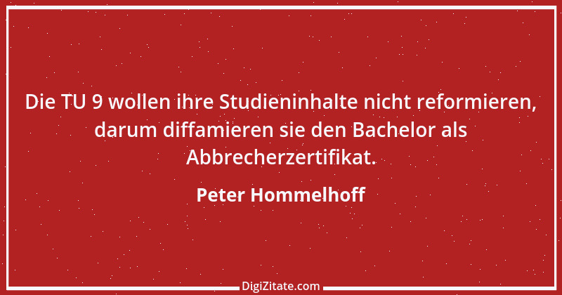 Zitat von Peter Hommelhoff 1