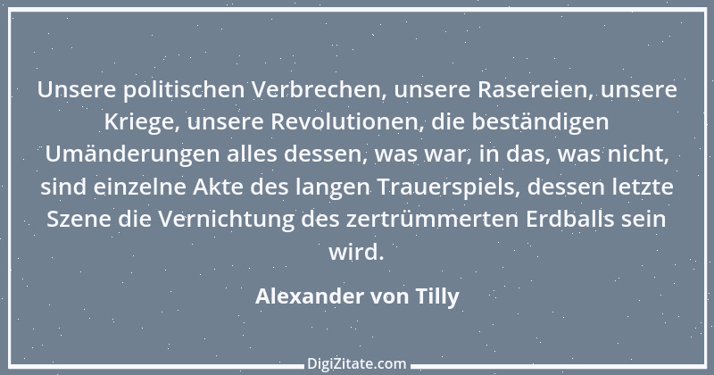 Zitat von Alexander von Tilly 2