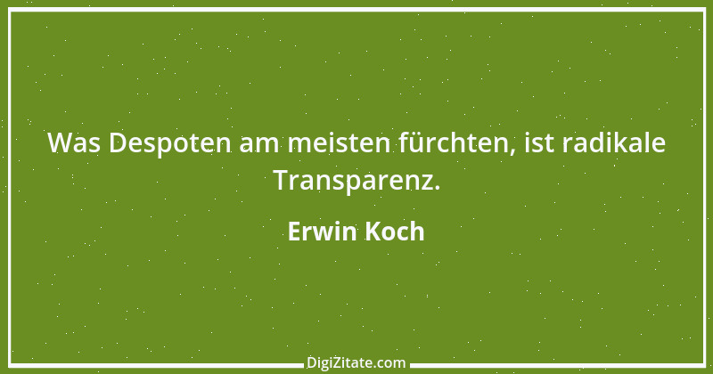 Zitat von Erwin Koch 1