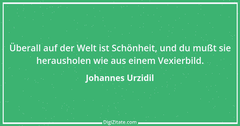 Zitat von Johannes Urzidil 1